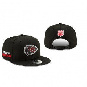 Kansas City Chiefs Black 2020 NFL Draft Official 9FIFTY Adjustable Snapback Hat