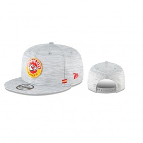 Kansas City Chiefs Gray 2020 NFL Sideline Official 9FIFTY Snapback Adjustable Hat