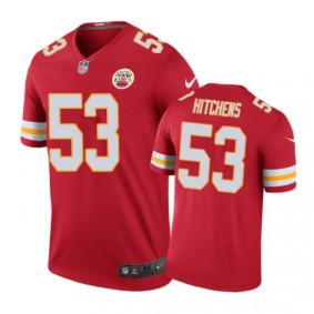 Kansas City Chiefs #53 Anthony Hitchens Nike color rush Red Jersey