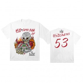 Chiefs Anthony Hitchens White Super Bowl LV Halftime Show The Weeknd x Warren Lotas XO T-Shirt