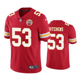 Kansas City Chiefs #53 Men's Red Anthony Hitchens Color Rush Limited Jersey