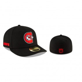 Kansas City Chiefs Black Logo Mix Low Profile 59Fifty Hat