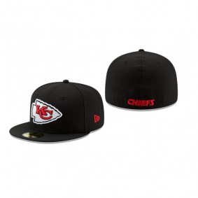 Kansas City Chiefs Black Omaha 59FIFTY Fitted Hat