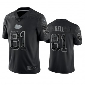 Kansas City Chiefs Blake Bell Black Reflective Limited Jersey