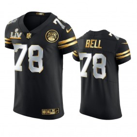Bobby Bell Chiefs Black Super Bowl LV Golden Elite Jersey