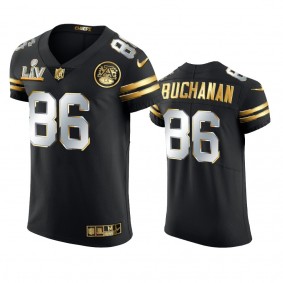 Buck Buchanan Chiefs Black Super Bowl LV Golden Elite Jersey