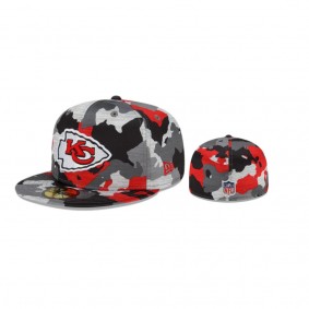 Kansas City Chiefs Camo 2022 NFL Training Camp 59FIFTY Fitted Hat