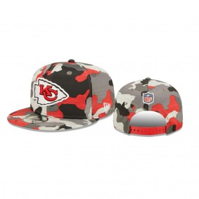 Kansas City Chiefs Camo 2022 NFL Training Camp 9FIFTY Snapback Adjustable Hat