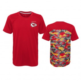 Kansas City Chiefs Outerstuff Camo Red Extra Yardage T-Shirt
