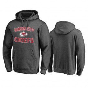 Kansas City Chiefs Charcoal Victory Arch Pullover Hoodie