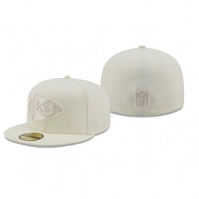 Kansas City Chiefs Cream Color Pack 59FIFTY Hat