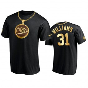 Kansas City Chiefs Darrel Williams Black Swag Chain T-Shirt
