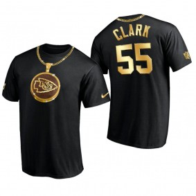Kansas City Chiefs Frank Clark Black Swag Chain T-Shirt