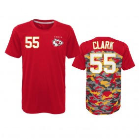Kansas City Chiefs Frank Clark Red Extra Yardage T-Shirt