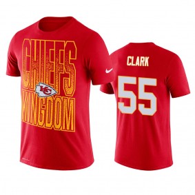 Kansas City Chiefs Frank Clark Red Local Verbiage Performance T-Shirt