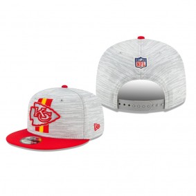 Kansas City Chiefs Gray Red 2021 NFL Training Camp 9FIFTY Snapback Hat