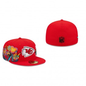 Kansas City Chiefs Groovy 59FIFTY Fitted Hat