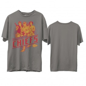 Men's Chiefs Junk Food Rebels Star Wars Heathered Gray T-Shirt