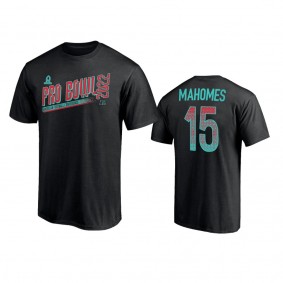 Kansas City Chiefs Patrick Mahomes Black 2022 AFC Pro Bowl T-Shirt