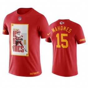 Kansas City Chiefs Patrick Mahomes Red Art Personality T-Shirt