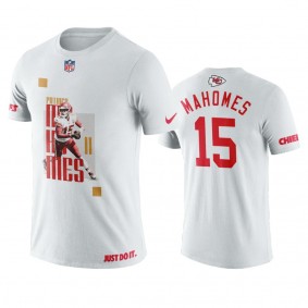 Kansas City Chiefs Patrick Mahomes White Art Personality T-Shirt
