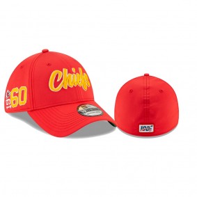 Kansas City Chiefs Red 2019 NFL Sideline Home 1960s 39THIRTY Flex Hat