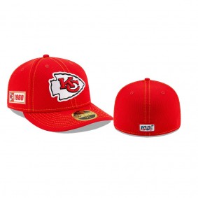 Kansas City Chiefs Red 2019 NFL Sideline Road Low Profile 59FIFTY Hat