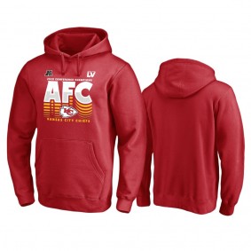 Kansas City Chiefs Red 2020 AFC Champions Pick Six Pullover Hoodie