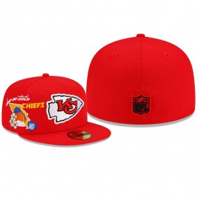 Kansas City Chiefs Red City Cluster 59FIFTY Fitted Hat