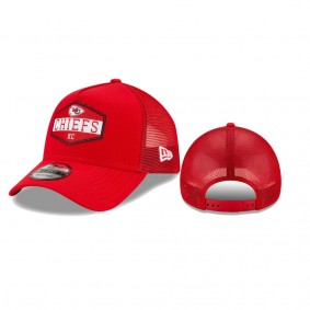 Kansas City Chiefs Red Flow A-Frame 9FORTY Snapback Hat