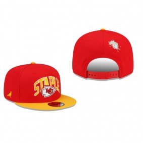 Kansas City Chiefs Red Gold Staple 9FIFTY Adjustable Hat