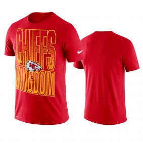 Kansas City Chiefs Red Local Verbiage Performance T-Shirt