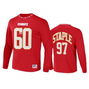 Kansas City Chiefs Red Staple Core Long Sleeve T-Shirt