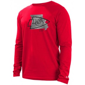 Kansas City Chiefs Red State Long Sleeve T-Shirt