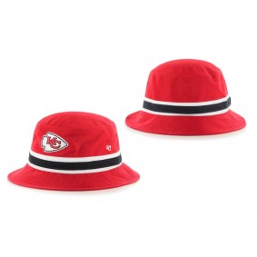Kansas City Chiefs Red Striped Bucket Hat