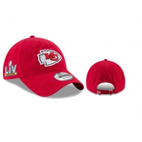 Kansas City Chiefs Red Super Bowl LV Core Classic 9TWENTY Hat