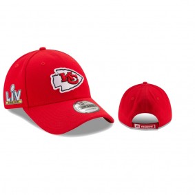 Kansas City Chiefs Red Super Bowl LV League 9FORTY Hat