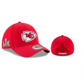 Kansas City Chiefs Red Super Bowl LV Team Classic 39THIRTY Hat