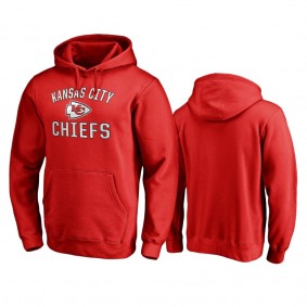 Kansas City Chiefs Red Victory Arch Pullover Hoodie