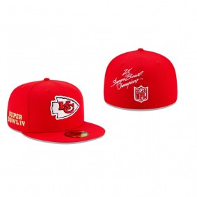 Kansas City Chiefs Red World Champions 59FIFTY Fitted Hat