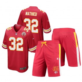 Kansas City Chiefs Tyrann Mathieu Red Game Shorts Jersey