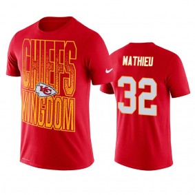 Kansas City Chiefs Tyrann Mathieu Red Local Verbiage Performance T-Shirt