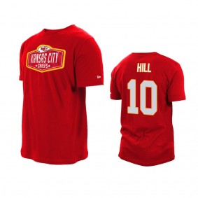 Kansas City Chiefs Tyreek Hill Red 2021 NFL Draft Hook T-Shirt
