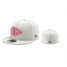 Kansas City Chiefs White Omaha Kingdom 59FIFTY Hat