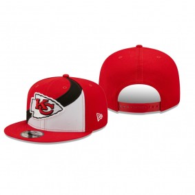 Kansas City Chiefs White Red Wave 9FIFTY Snapback Hat