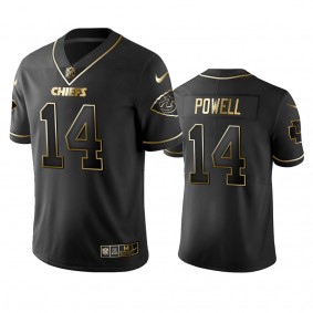 Cornell Powell Chiefs Black Golden Edition Vapor Limited Jersey