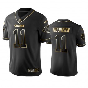 NFL 100 Commercial Demarcus Robinson Kansas City Chiefs Black Golden Edition Vapor Untouchable Limited Jersey - Men's
