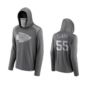 Frank Clark Kansas City Chiefs Gray Rally On Transitional Face Covering Pullover Hoodie