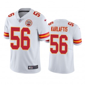 Kansas City Chiefs George Karlaftis White 2022 NFL Draft Vapor Limited Jersey