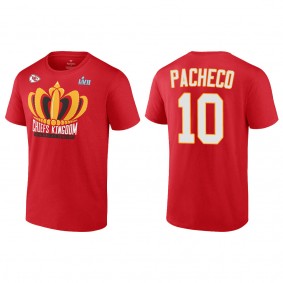 Isiah Pacheco Kansas City Chiefs Red Super Bowl LVII Champions Last Standing T-Shirt